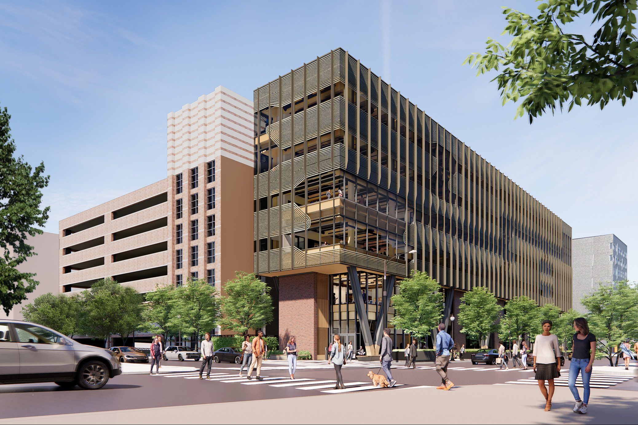 Amy Gutmann Hall exterior rendering