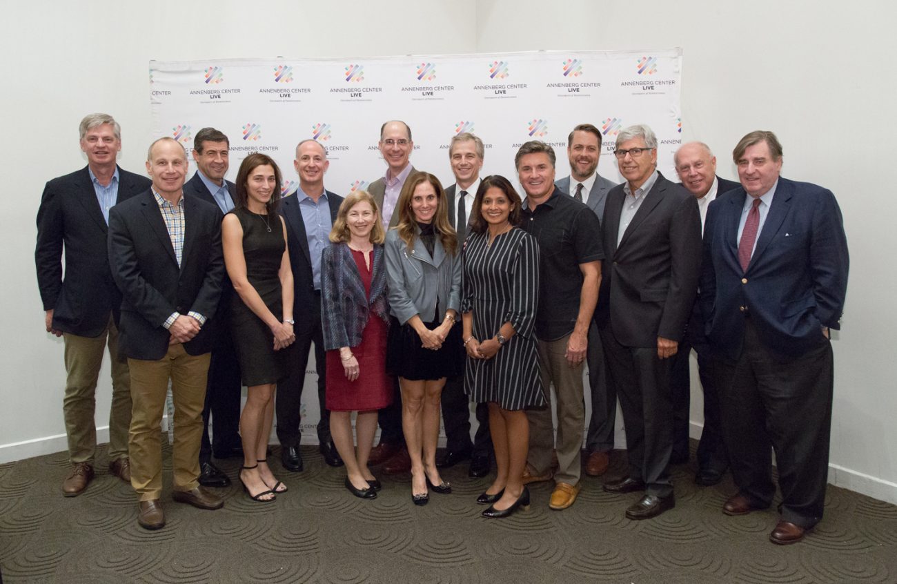 Members of the Annenberg Center Board of Overseers were in attendance