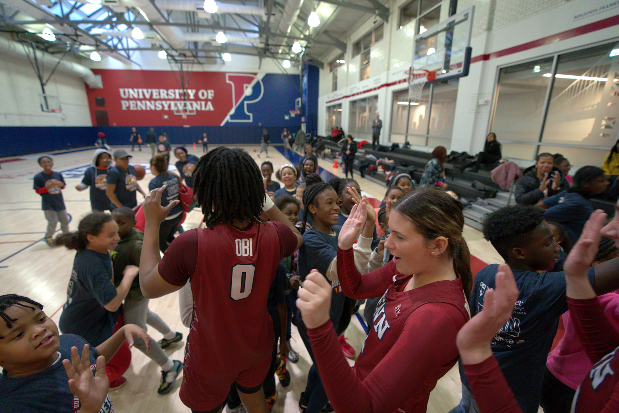 Young Quakers Community Athletics, a collaboration between Penn Athletics and the Netter Center, creates mutually beneficial partnerships between Penn Lacrosse, Basketball, and Track and Field, and University-Assisted Community Schools in West Philadelphia. Since 2012, Young Quakers has connected over 1800 students in grades four through eight with Division I athletes, coaches, and world-class facilities. The program includes on-field and off-field skills and mentoring, as well as competition with schools in the region.