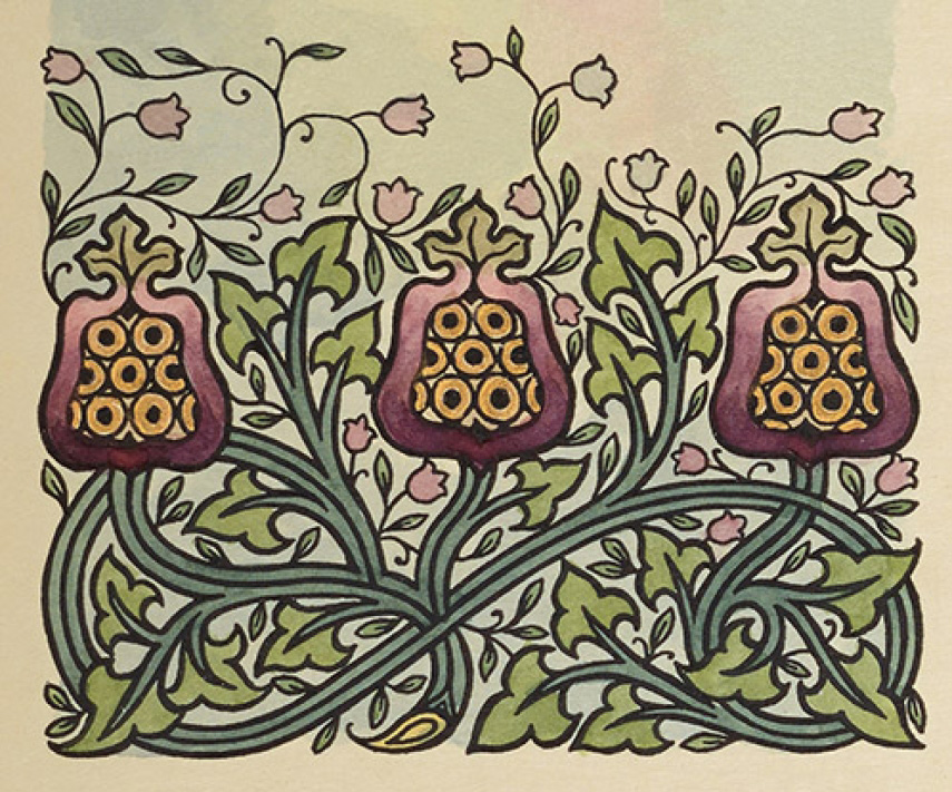 An illustration from the Caroline Schimmel Collection of Women in the American Wilderness