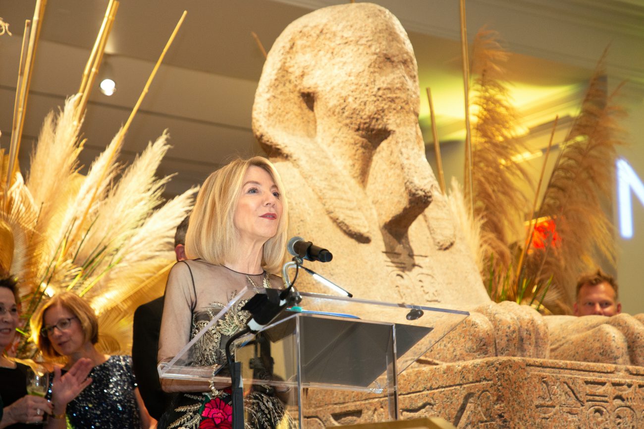 Penn President Amy Gutmann offers remarks in celebration of the new Penn Museum.