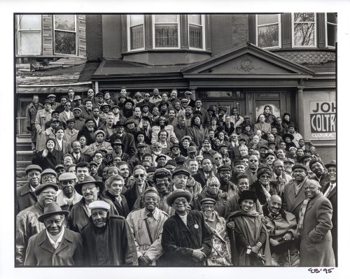 Great Day in Philadelphia 1995 by Elena Bouvier. (In front of the Coltrane House)