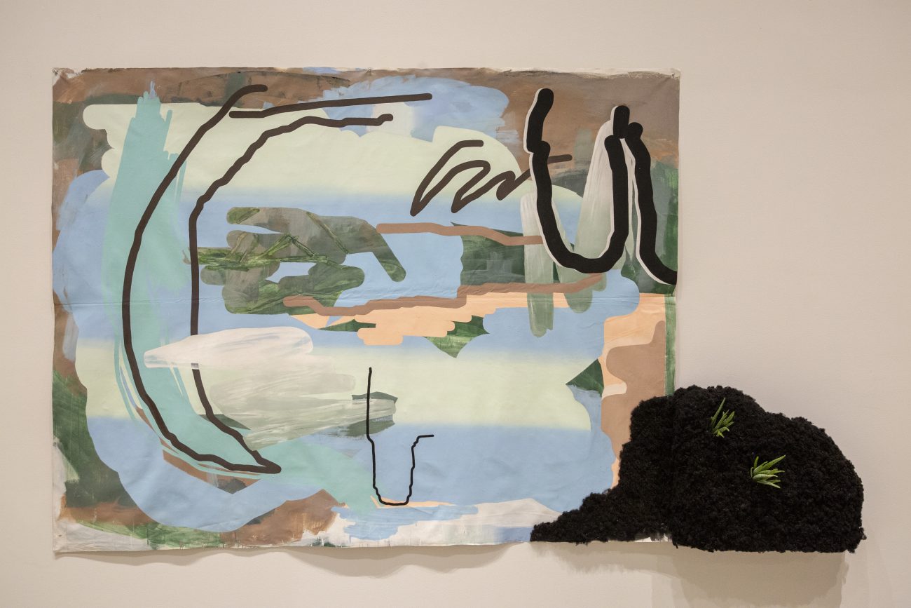 an abstract painting