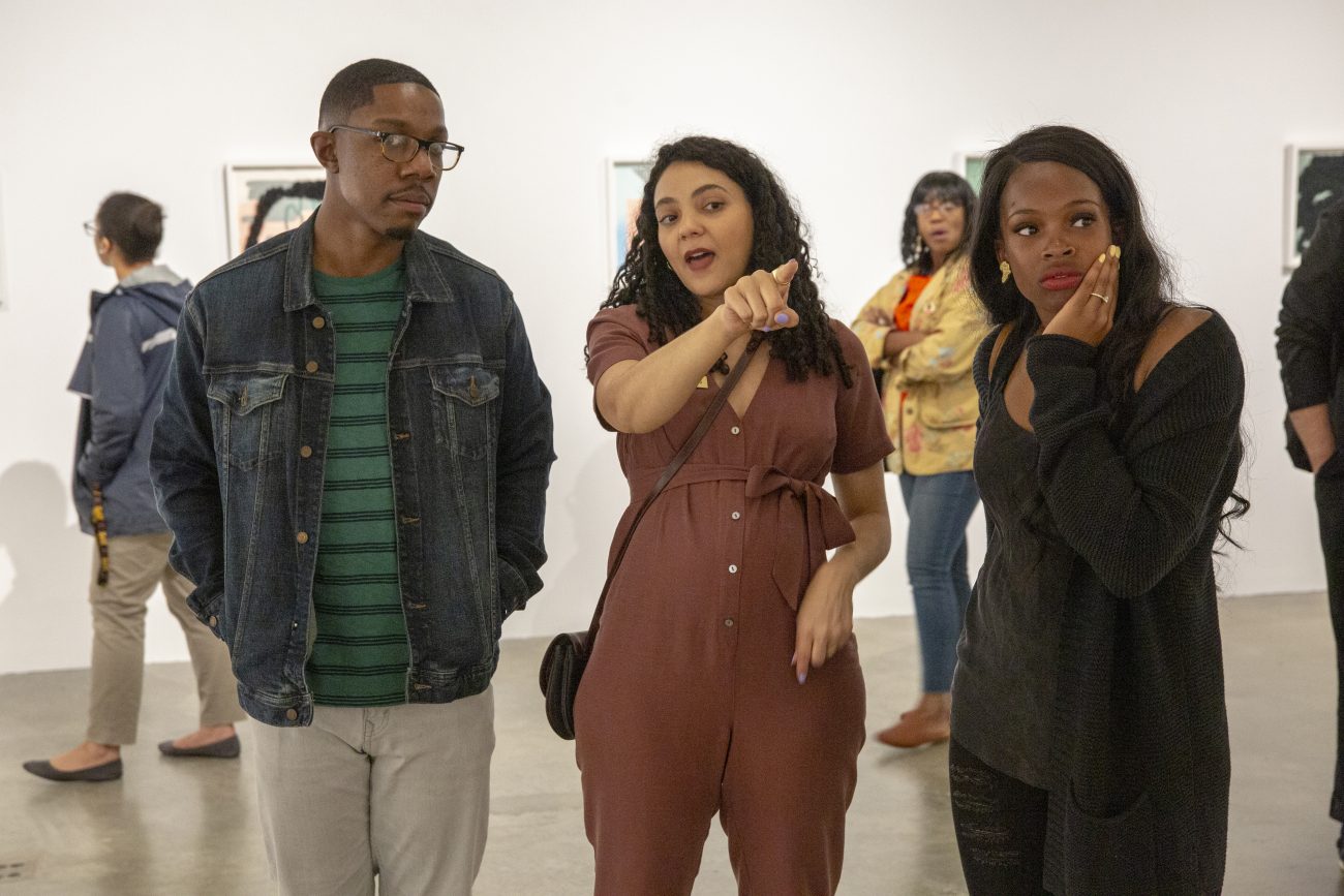 attendees at a museum