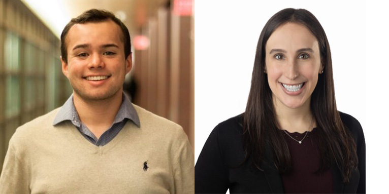 Regional BFS Representative Ingemar Falcones (l), and Alyssa First (r).