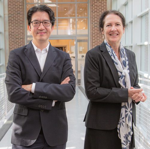 Michel Koo and Kathleen Stebe.