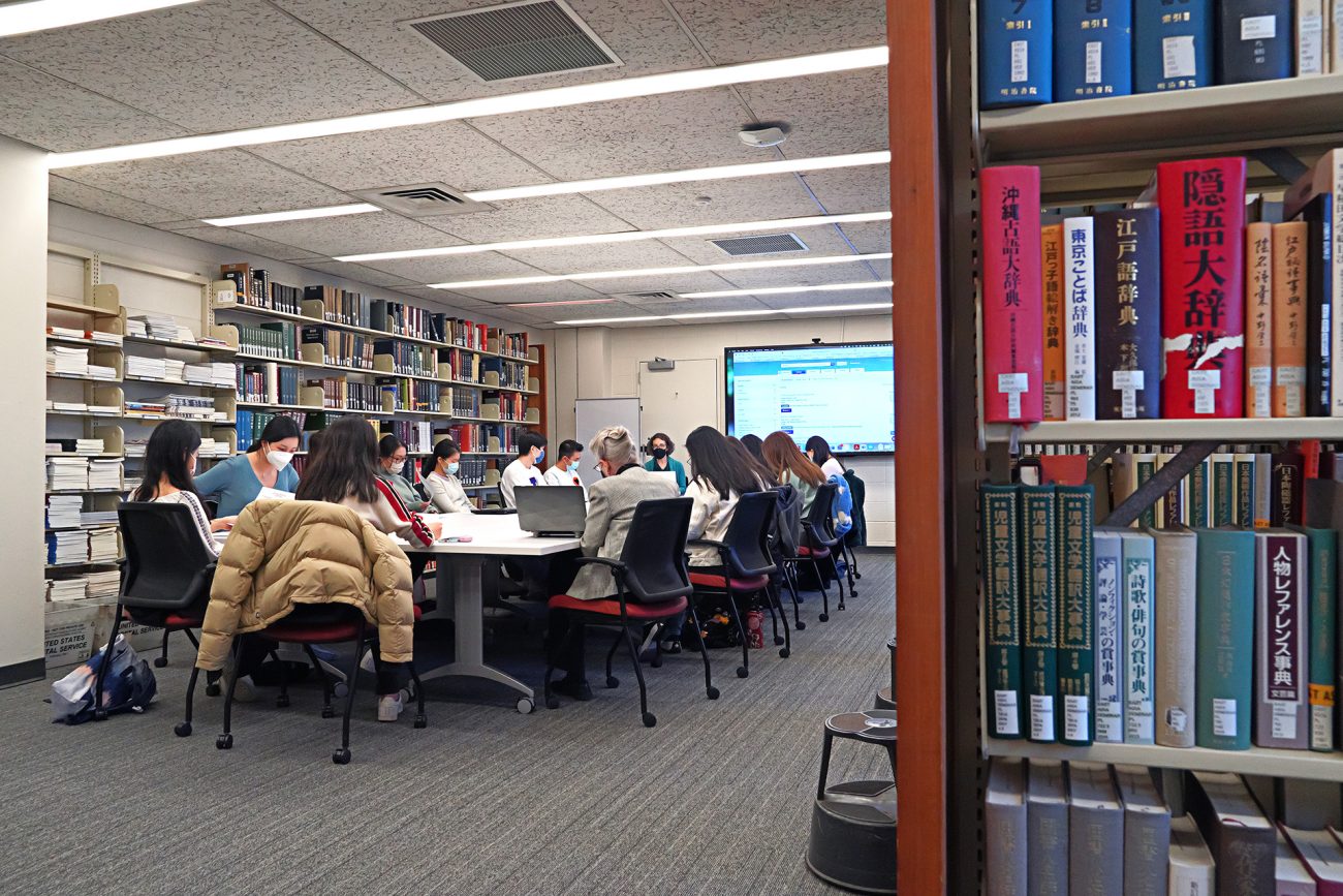 A view of a study room that will be modernized through the renovation of the Center for Global Collections at Penn Libraries