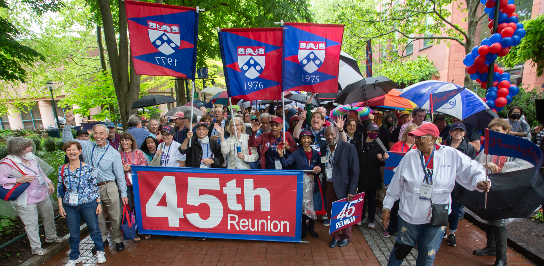 45th reunion class in the parade