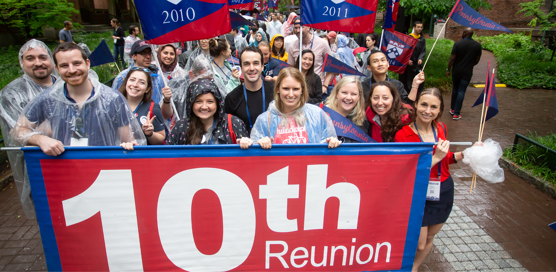 10th reunion class in the parade