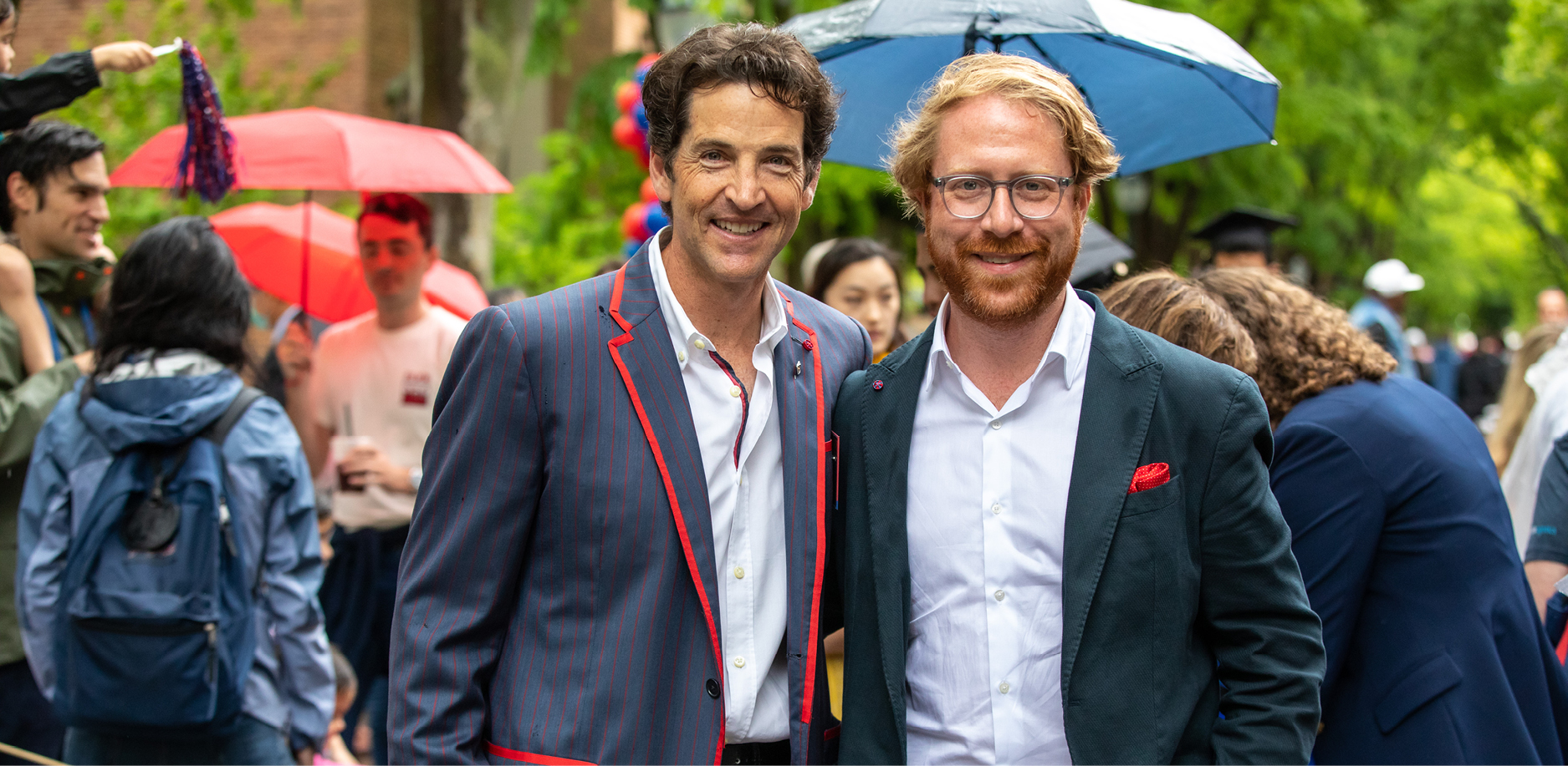 alumni posing for a photo