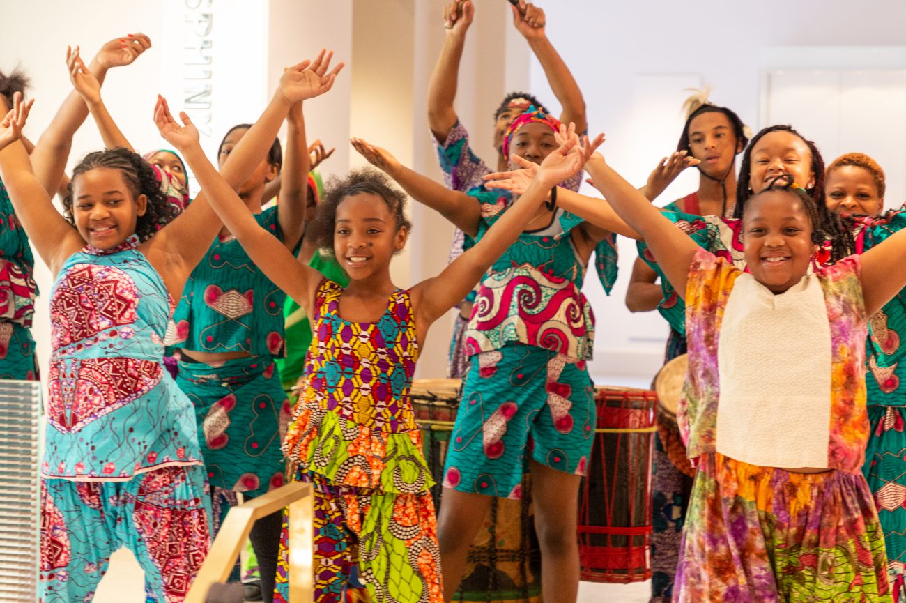 young dancers performing
