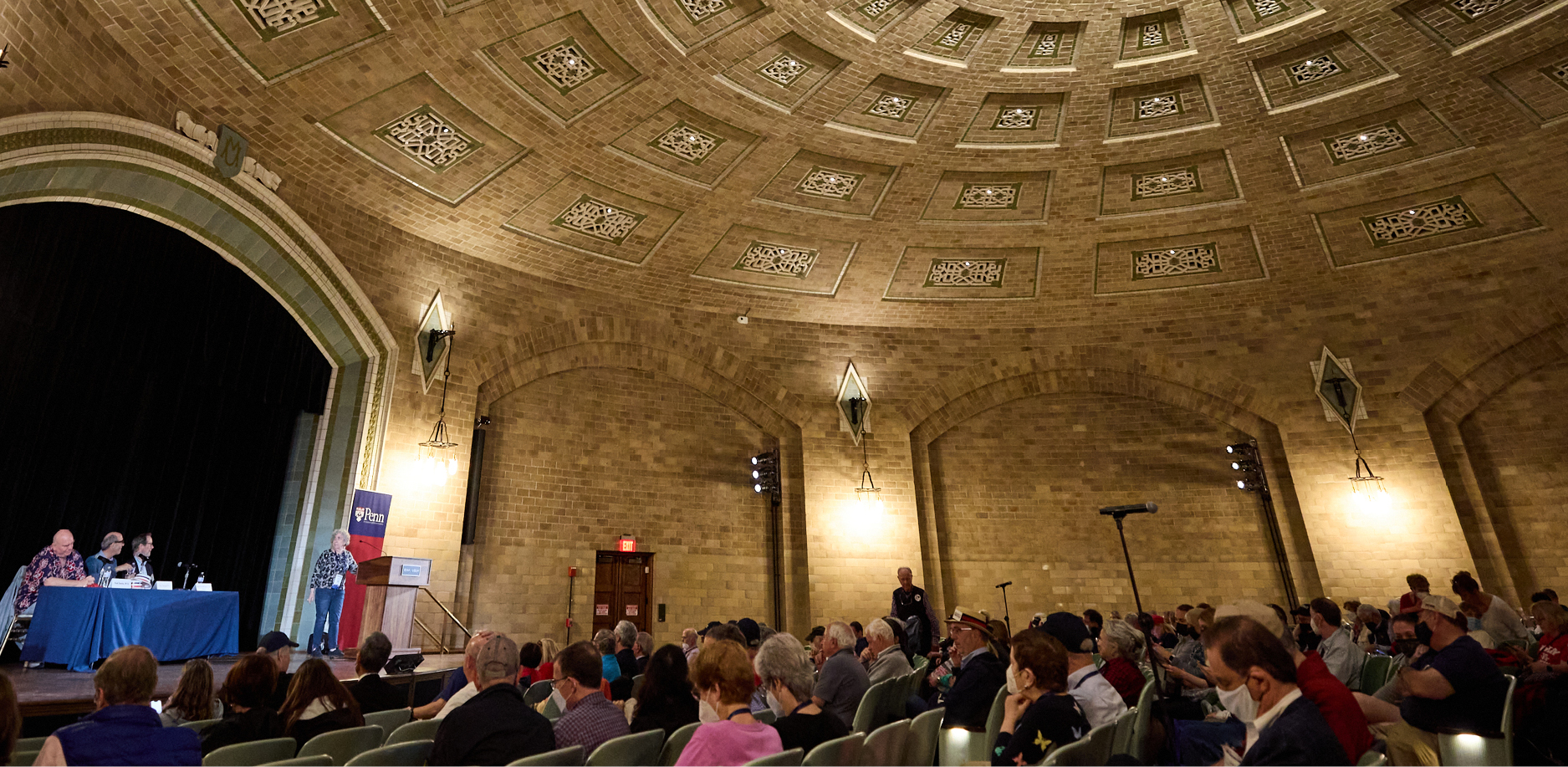 Harrison auditorium at Penn Museum