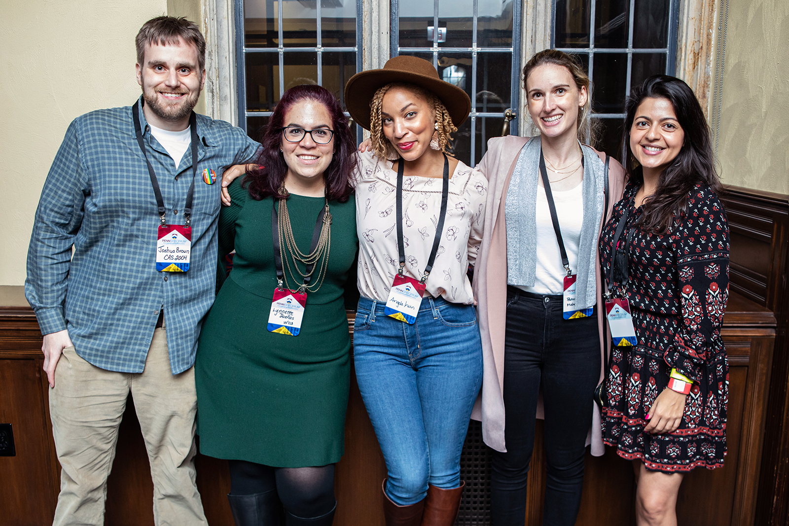 group of alumni at Penn Spectrum event