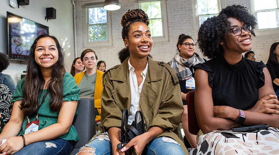 Attendees at a Penn Spectrum event