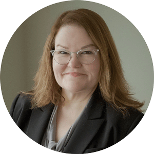 A portrait of Jenny Daigle Benoit, Assistant Vice President for Annual Giving.