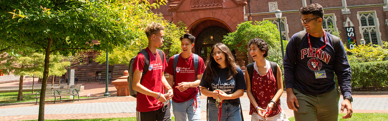 students on locust walk