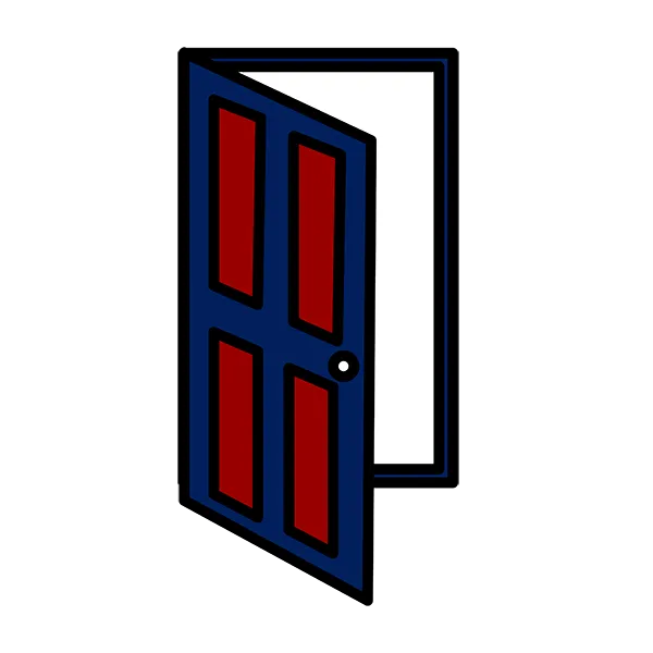 An icon of an open door, representing the access made possible by alumni giving through The Penn Fund.