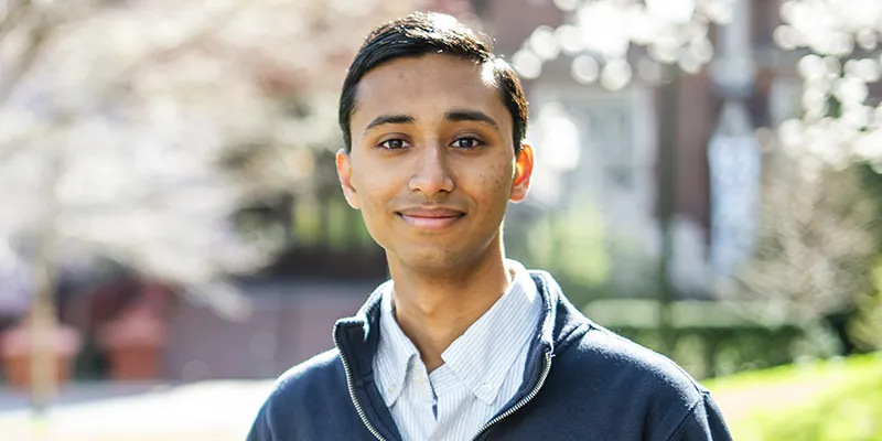 A portrait of Aneesh Karuppur, Co-Chair of Seniors for the Penn Fund from the Class of 2025.