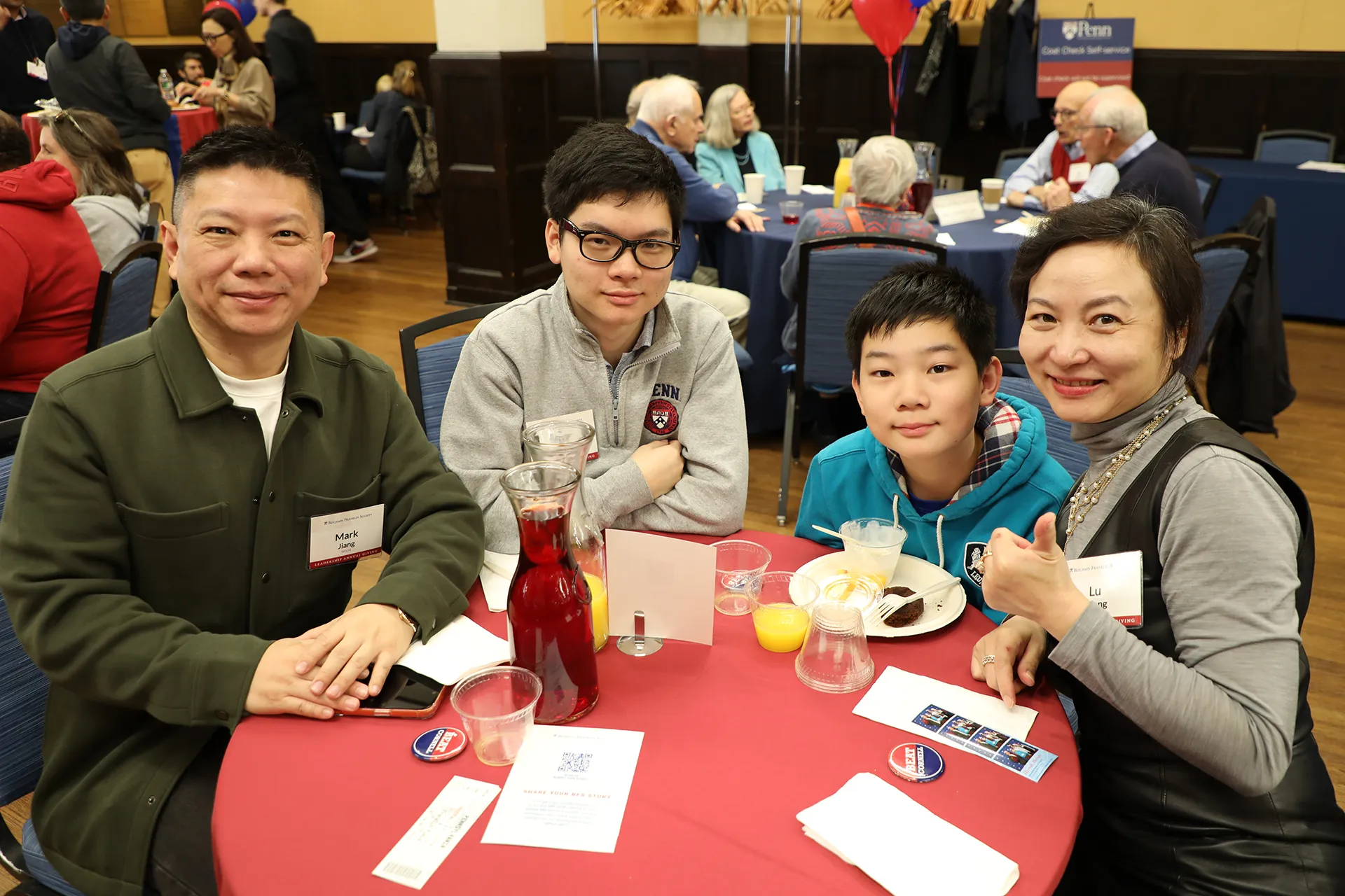 Guests enjoying brunch and conversation at the 2025 BFS Homecoming event