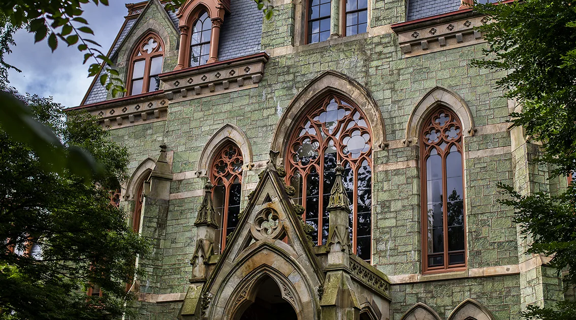College Hall on the University of Pennsylvania campus in Philadelphia.