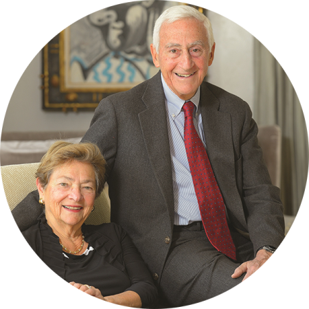 A portrait of Diana and P. Roy Vagelos, C’50, PAR’90, HON’99