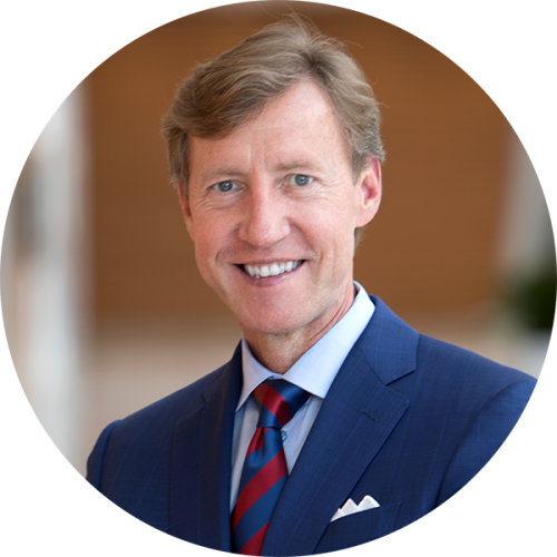 A portrait of J. Larry Jameson, PhD, MD, Interim President of the University of Pennsylvania