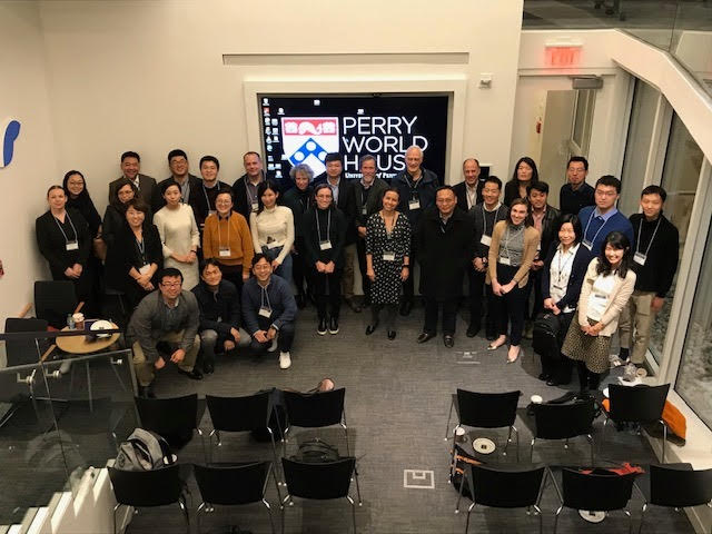 student gathered for photo