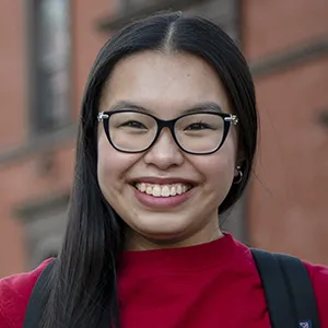 A portrait of Kristina Pham, C'26, one of many students whose experience is enriched by The Penn Fund.