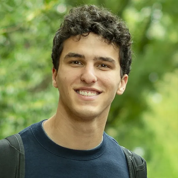 A University of Pennsylvania student outdoors, embodying The Penn Fund’s mission to support undergraduate campus life and learning.