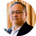 A portrait of Penn professor Christopher Yoo.